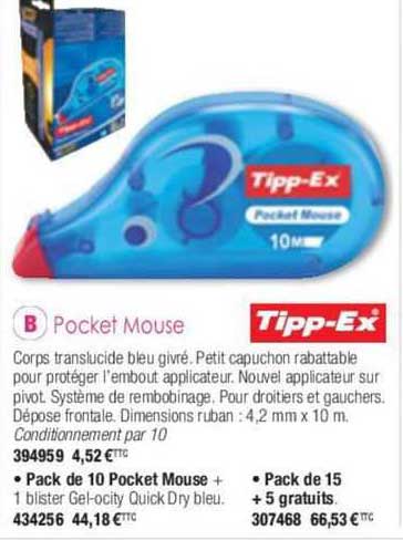 pocket mouse tipp-ex