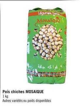 Pois Chiches Mosaïque