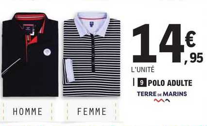 polo adulte terre de marins