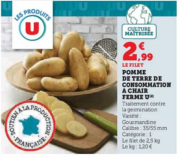 pomme de torre de consommation a chair ferme u