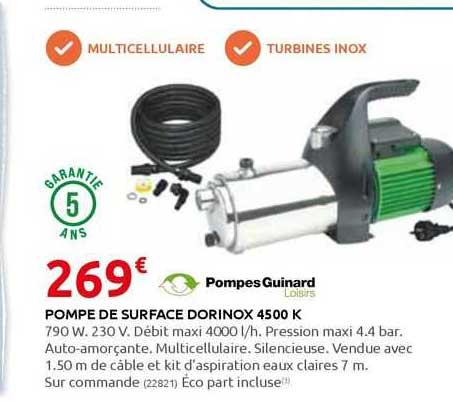 Pompe De Surface Dorinox 4500 K