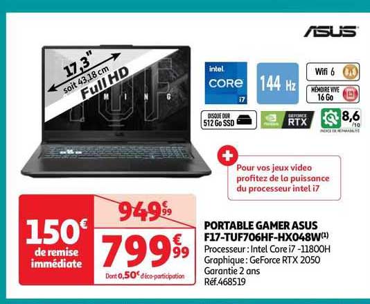 portable game asus f17-tuf706hf-hx048w