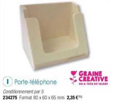 porte-téléphone graine creative