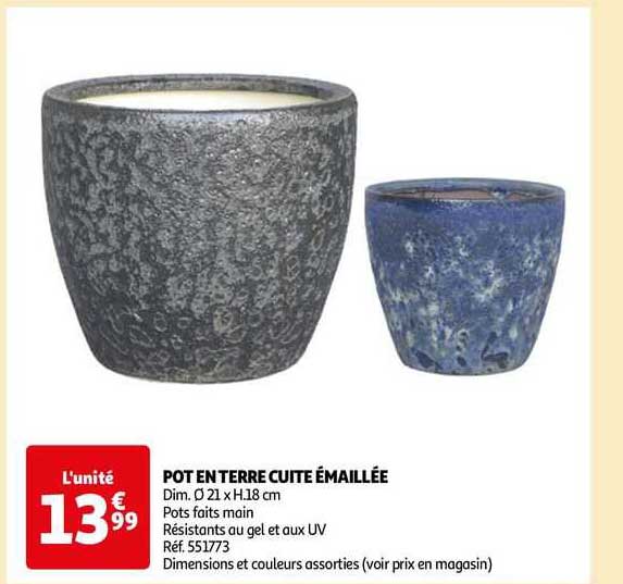 Pot En Terre Cuite émaillée