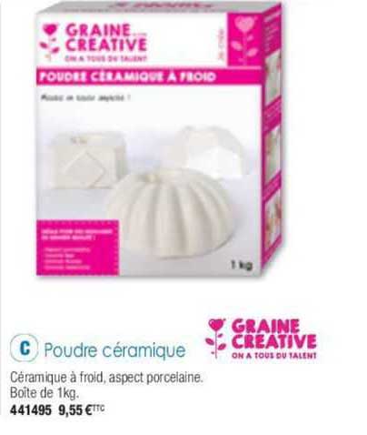 poudre céramique graine creative