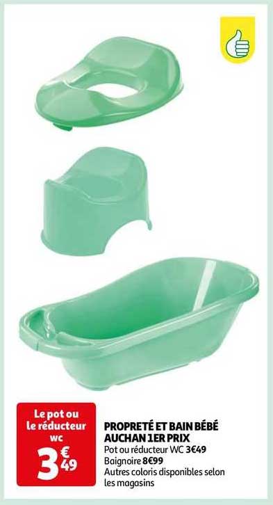 Propreté Et Bain Bébé Auchan 1er Prix