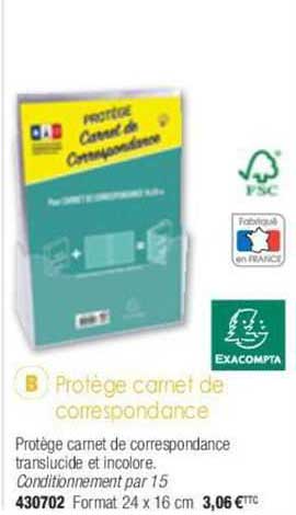 protège carnet de correspondance