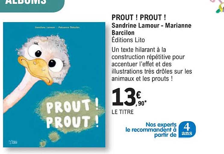 prout ! prout ! - sandrine lamour - marianne barcilon