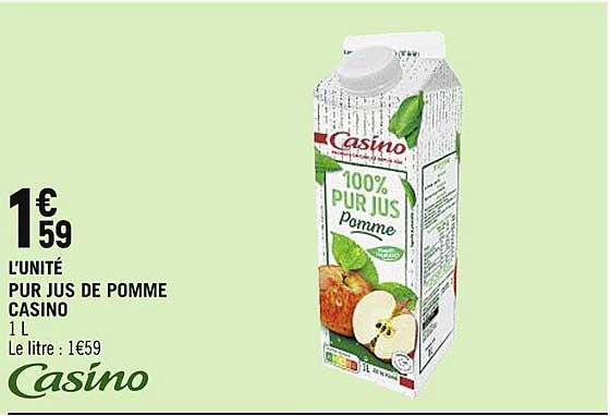 Pur Jus De Pomme Casino