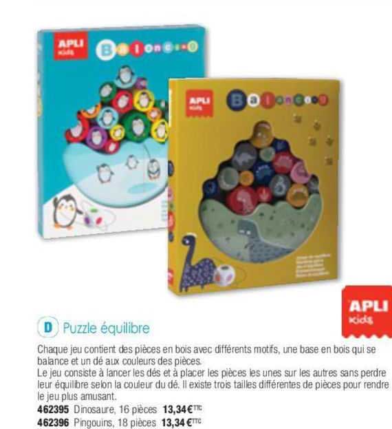 Puzzle équilibre Apli Kids