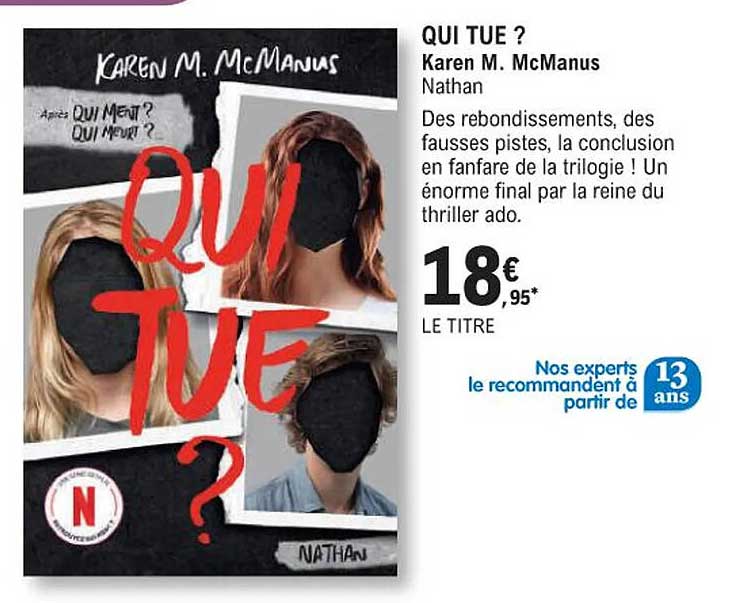 qui tue ? karen m. mcmanus nathan