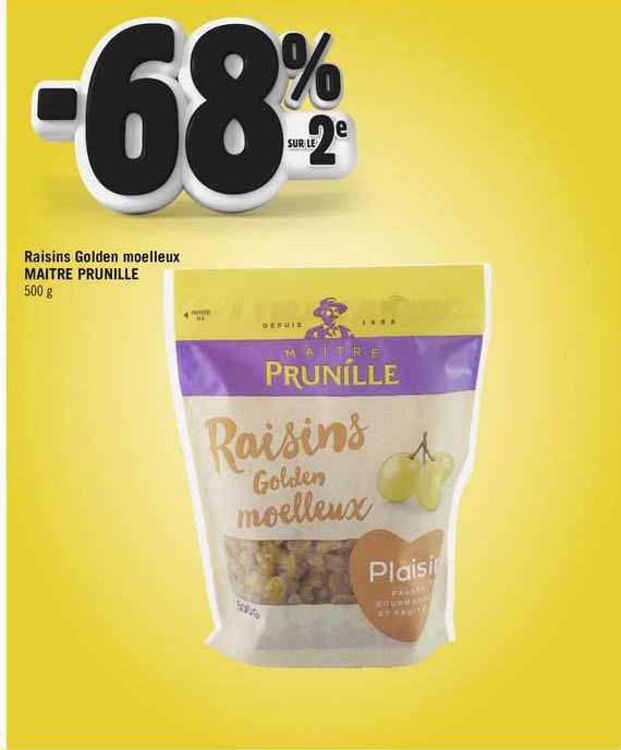 raisins golden moelleux maître prunille