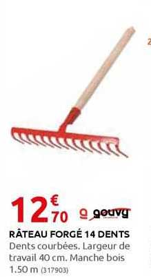 râteau forgé 14 dents