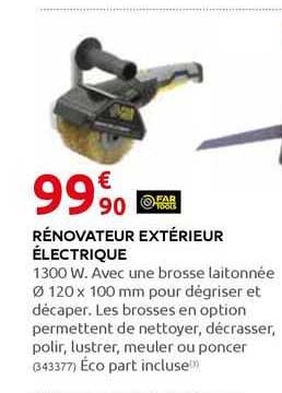 rénovateur extérieur électrique