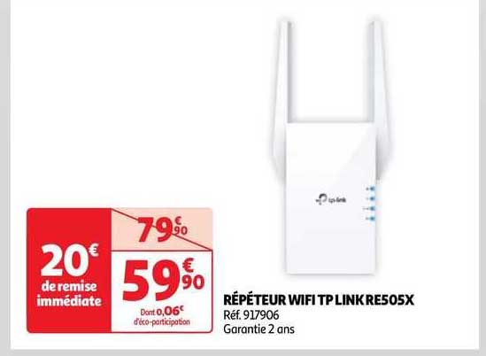 répéteur wifi tp link re505x