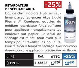 Retardateur De Séchage Akua