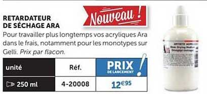 retardateur de séchage ara