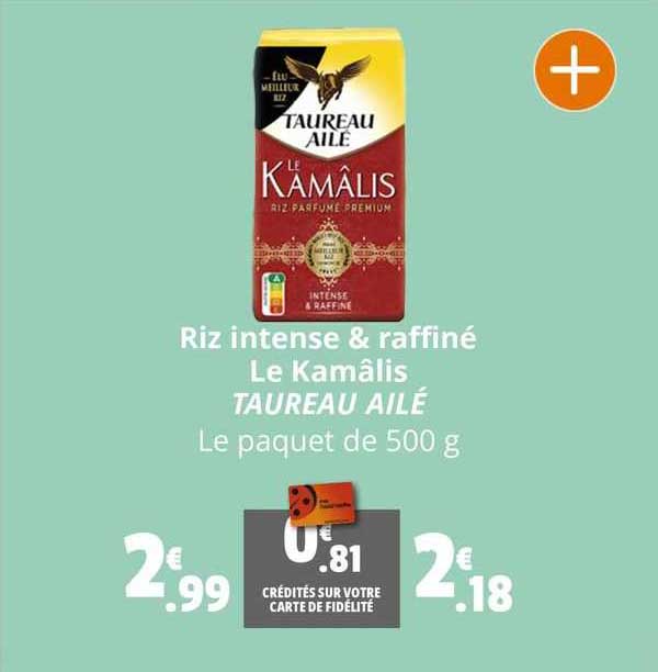 riz intense & raffiné le kamâlis taureau ailé