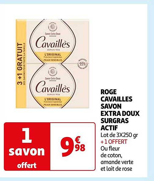 Rogé Cavaillès Savon Extra Doux Surgras Actif