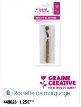 roulette de marquage graine creative