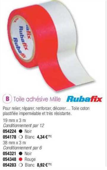 rubafix toile adhésive mille