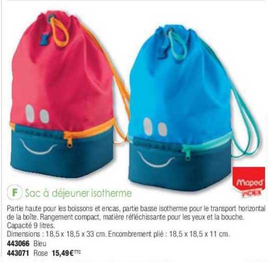 Sac à Déjeuner Isotherme Maped