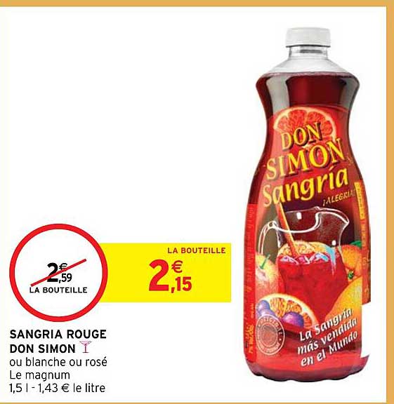 sangria rouge don simon