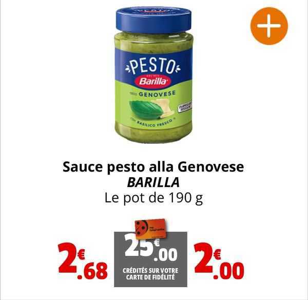 sauce pesto alla genovese barilla