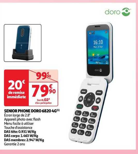 senior phone doro 6820 4g