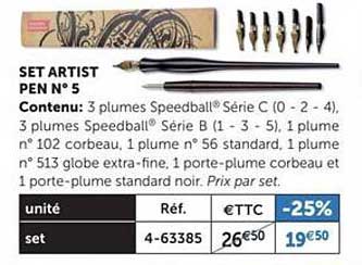 set artiste pen n°5