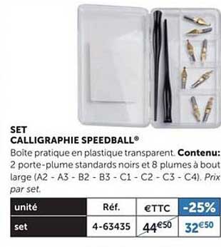 Set Calligraphie Speedball