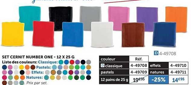 set cernit number one - 12 x 25 g