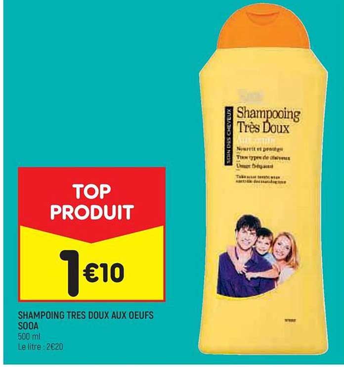 shampoing très doux aux œufs sooa