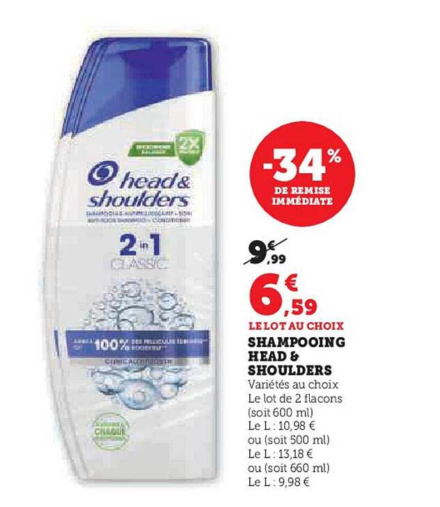 Shampooing Head & Shoulders