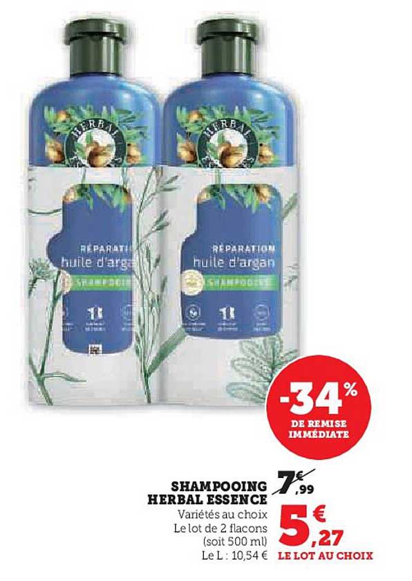 shampooing herbal essence