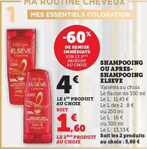 shampooing ou après-shampooing elseve