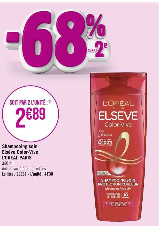 Shampooing Soin Elsève Color-vive L'oreal Paris