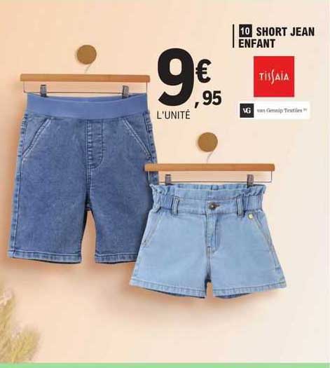 Short Jean Enfant Tissaia