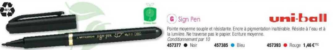 sign pen uni-ball