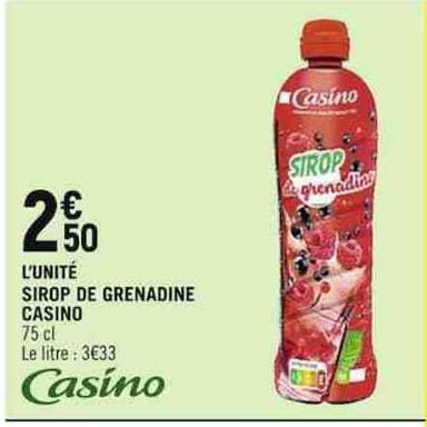 Sirop De Grenadine Casino