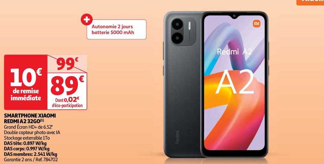 smartphone xiaomi redmi a2 32go