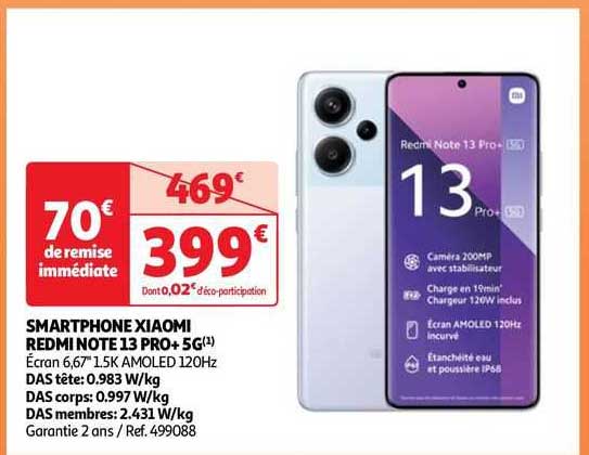 Smartphone Xiaomi Redmi Note 13 Pro+ 5g