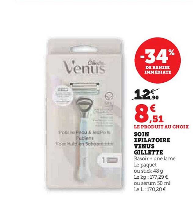 Soin Epilatoire Venus Gillette
