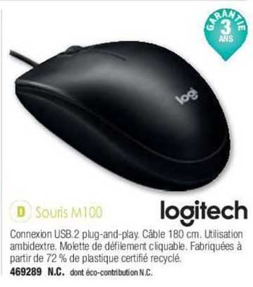 Souris M100 Logitech