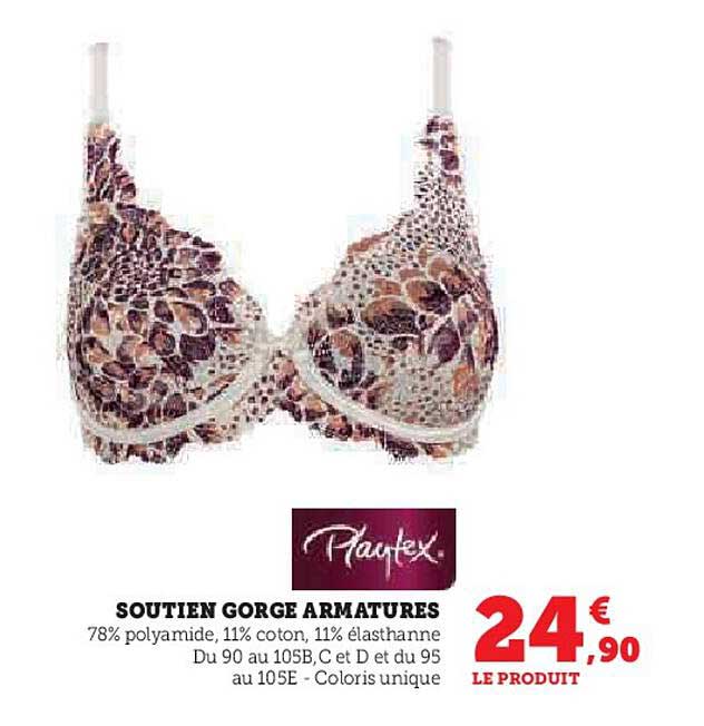 soutien gorge armatures playtex