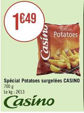 Spécial Potatoes Surgelées Casino