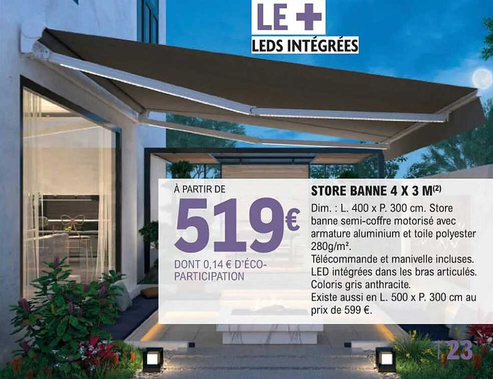 Store Banne 4 X 3 M