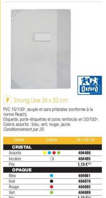 strong line 24 x 32 cm oxford