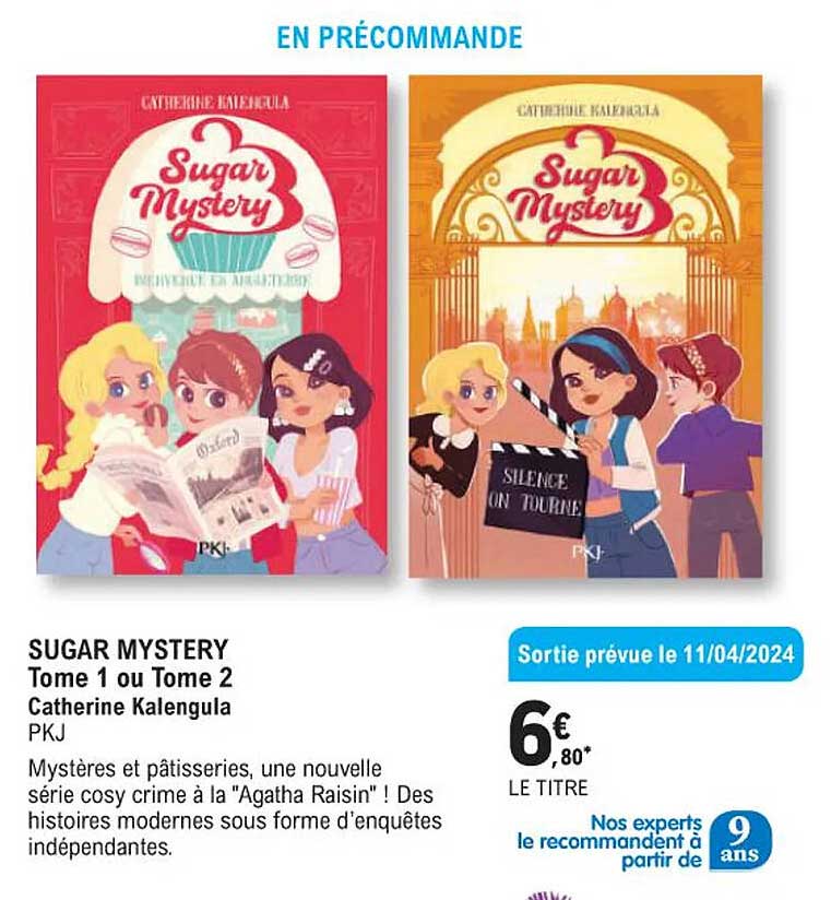 sugar mystery tome 1 ou tome 2 catherine kalengula pkj