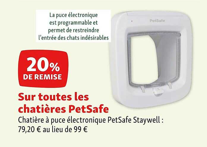 sur tourtes les chatières petsafe